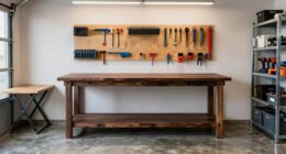 garage workbench dimensions