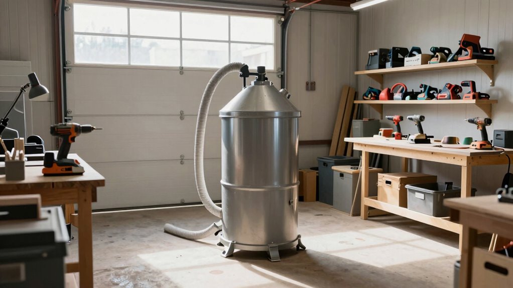 garage workshop dust collector factors