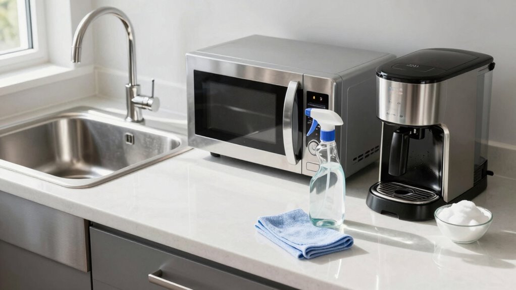 gather supplies and protect surfaces