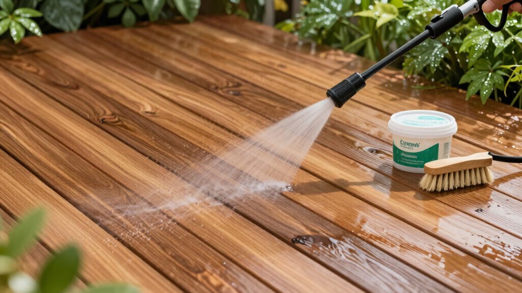 gentle effective deck cleaning techniques