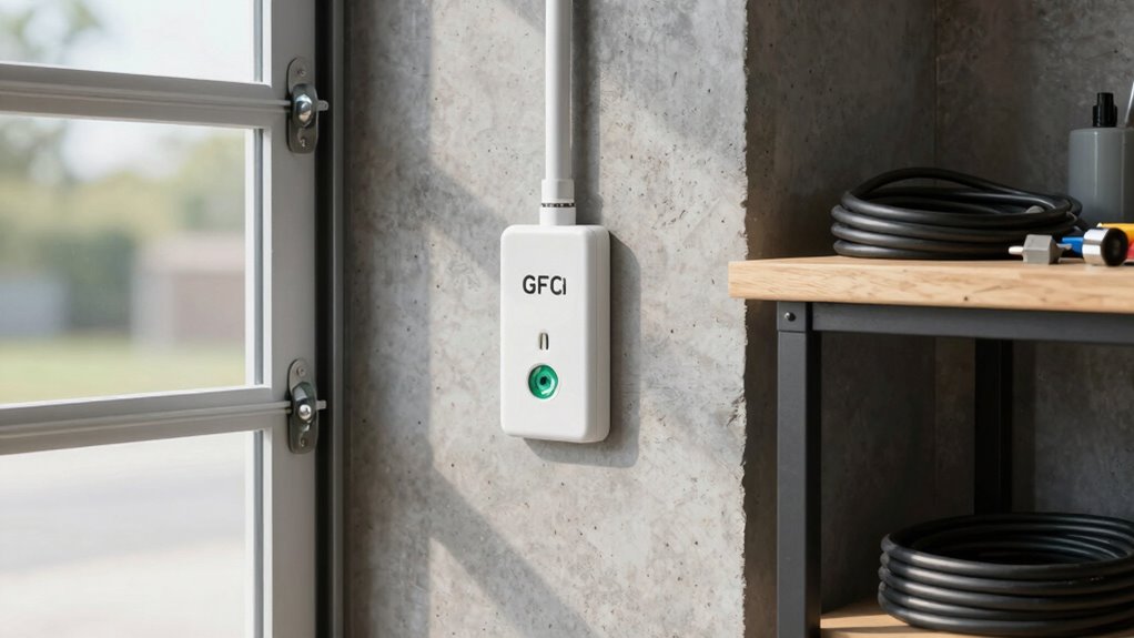 gfci placement in garages