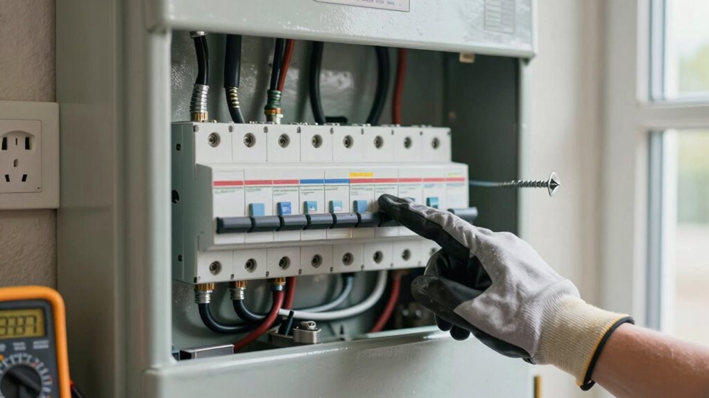 grounding and breaker safety checks