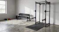 gym rack and walkway clearance