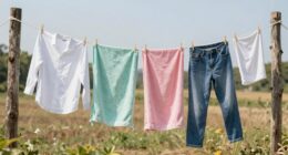hang clothes for thorough drying