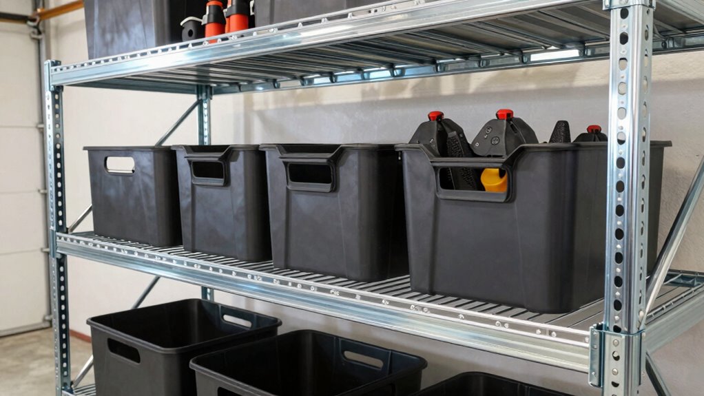 heavy duty garage shelving options