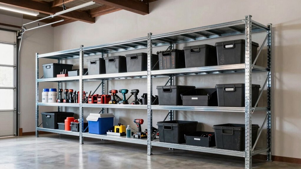 heavy duty garage shelving options