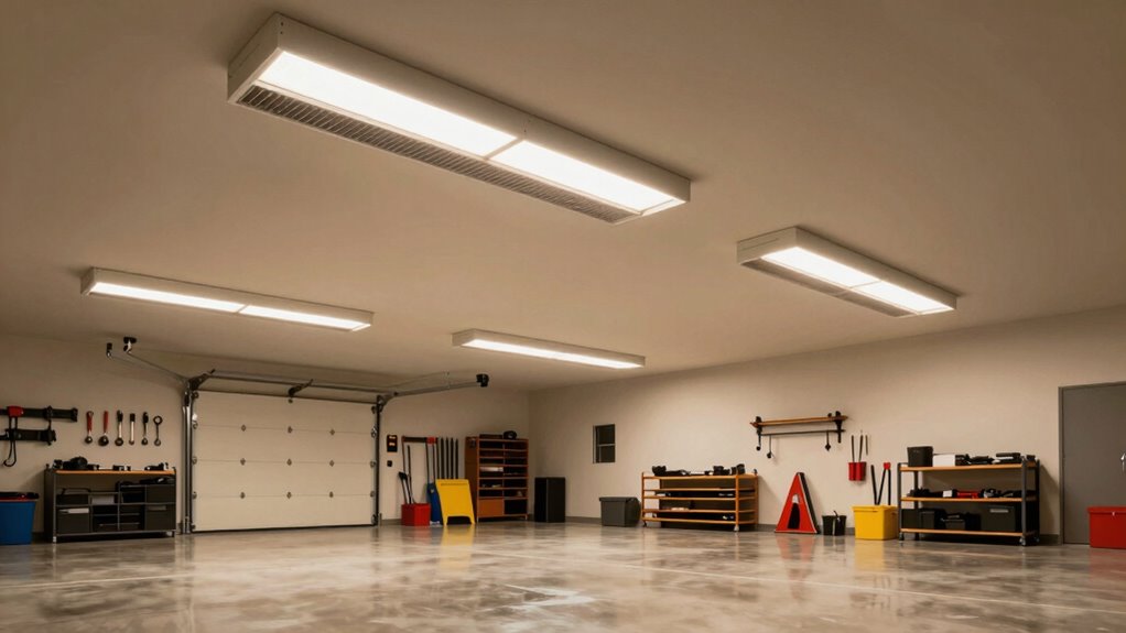 high ceiling garage heating