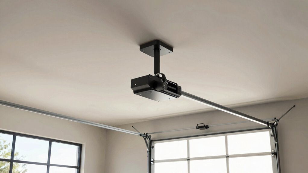 high ceiling garage opener