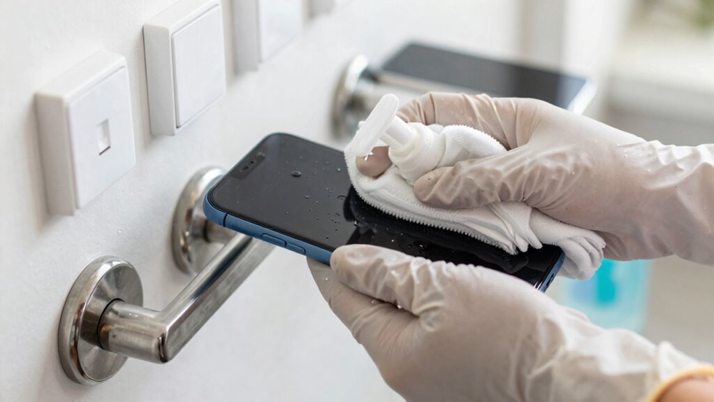 high touch surfaces spread germs