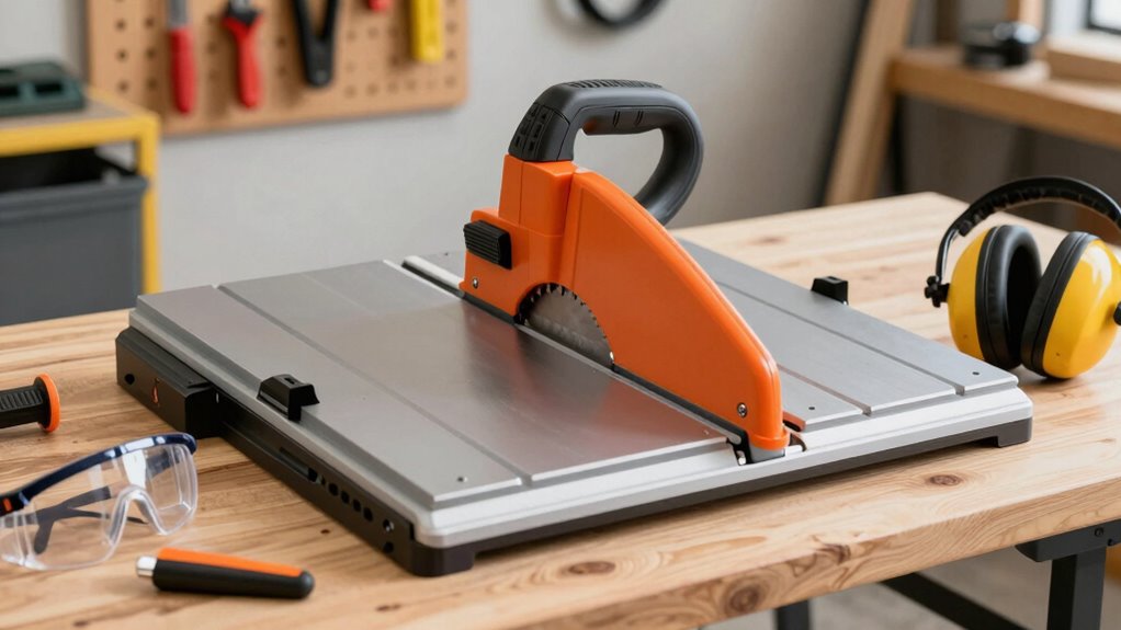 home garage table saw safety