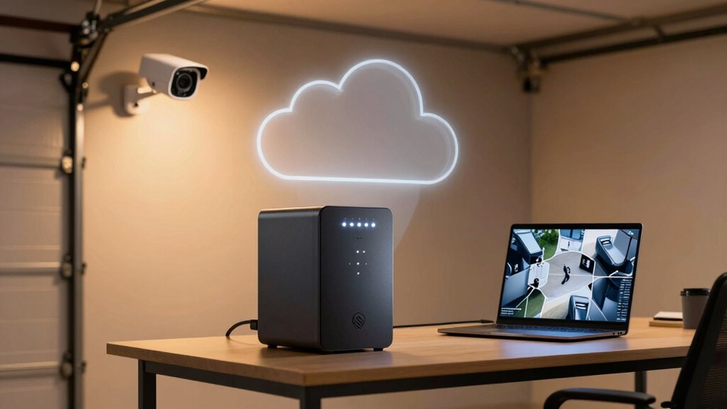 hybrid storage for security