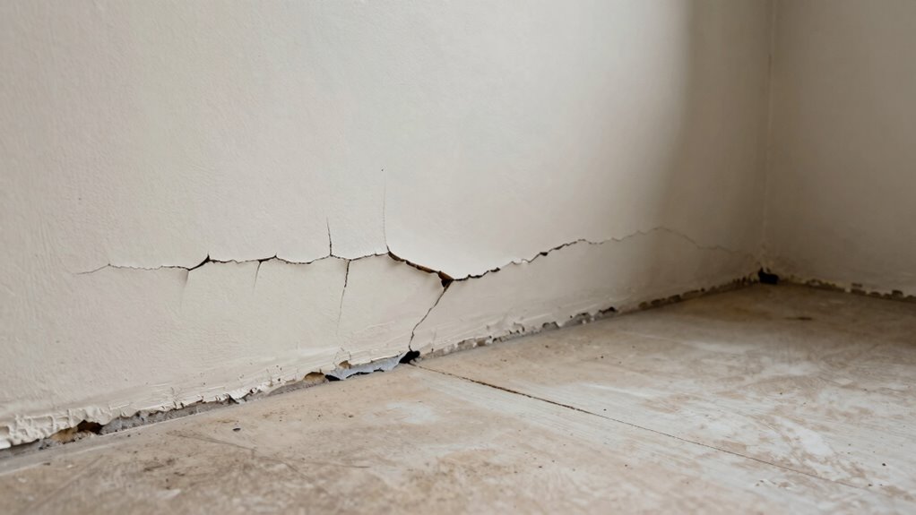 identify foundation cracks and erosion