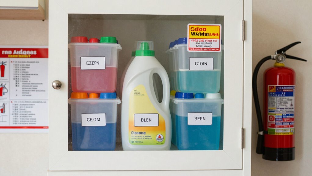 identify store and handle chemicals