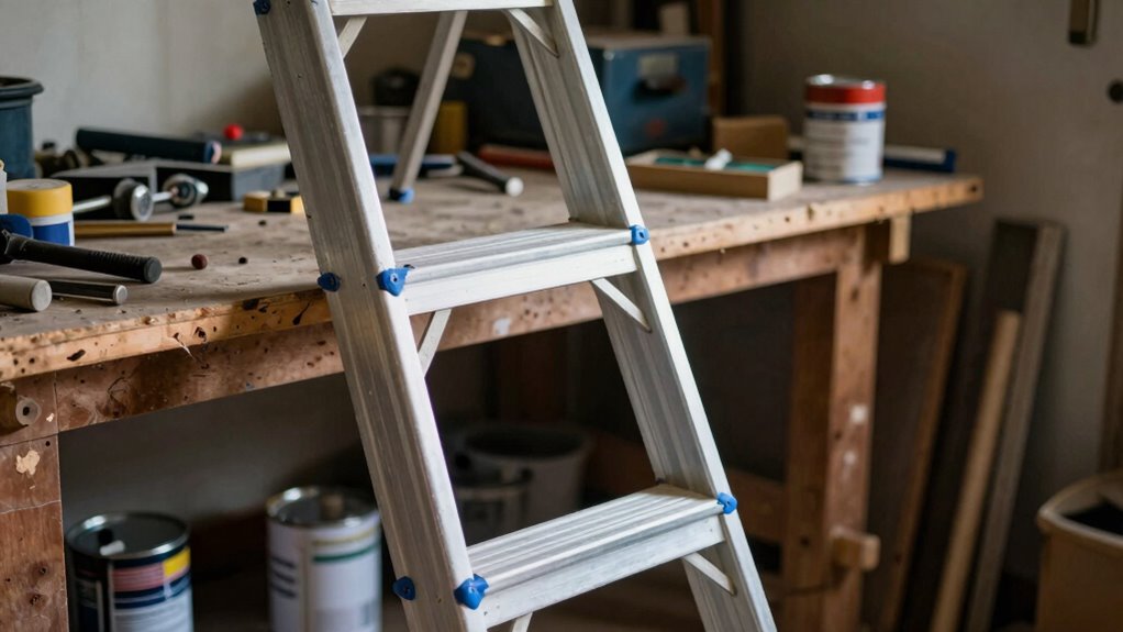 improper ladder stability techniques
