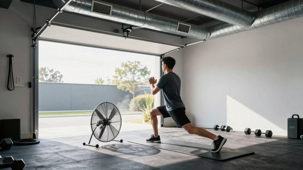 improve garage workout air quality