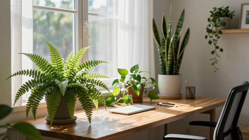 indoor plants improve air quality