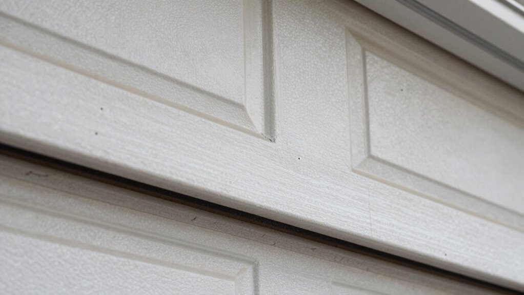 inspect for gaps and cracks