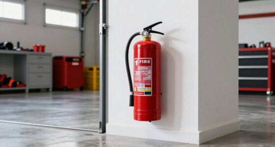 install near garage entrance