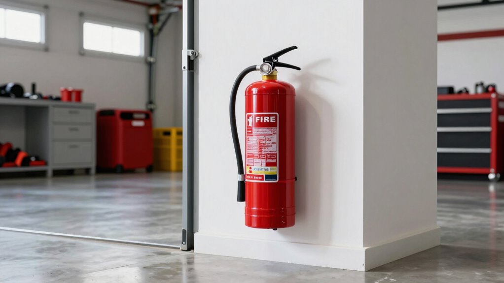 install near garage entrance