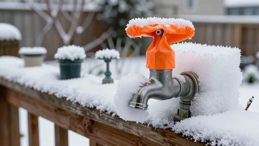 insulate and cover faucets