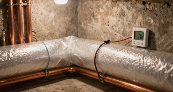 insulate and disconnect pipes