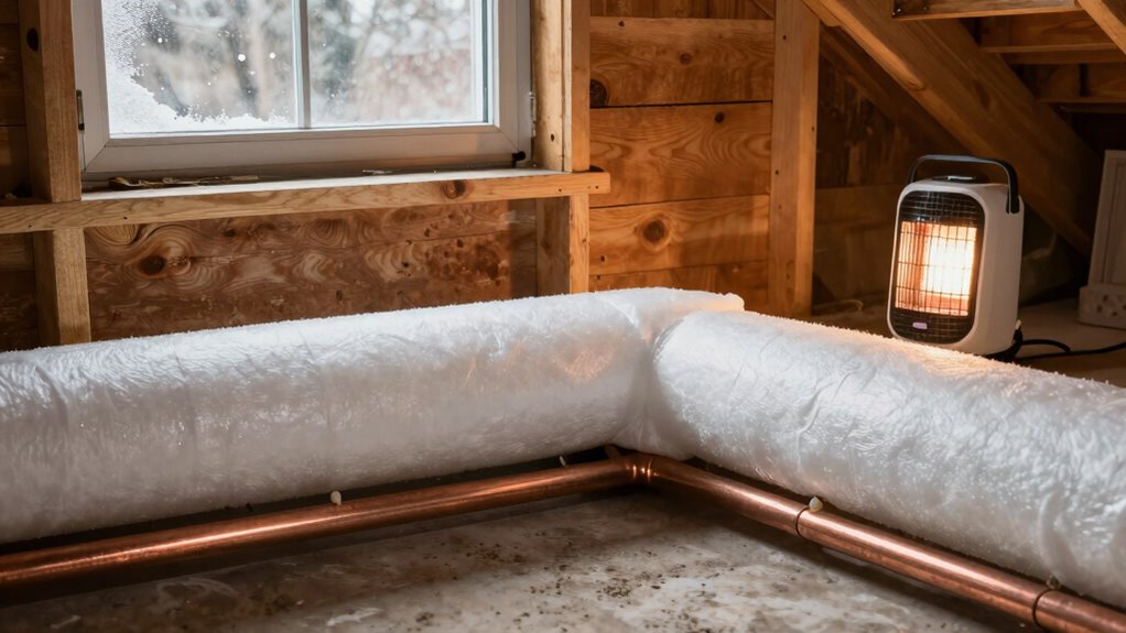 insulate heat prevent freezing