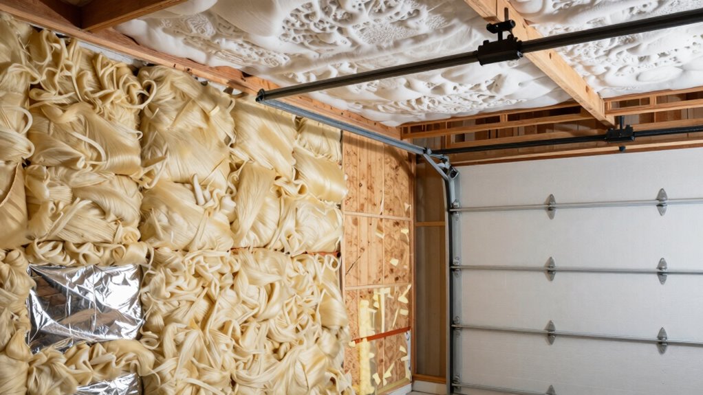 insulating garage walls doors ceilings