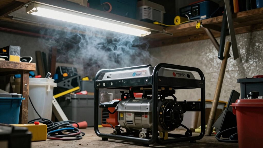 keep generators far away safely