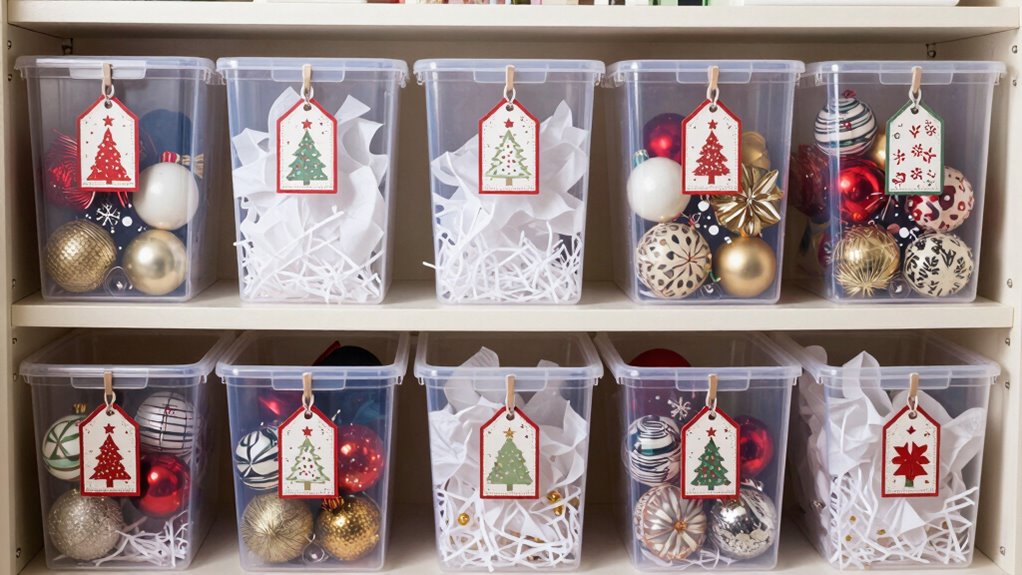 label track organize decorations