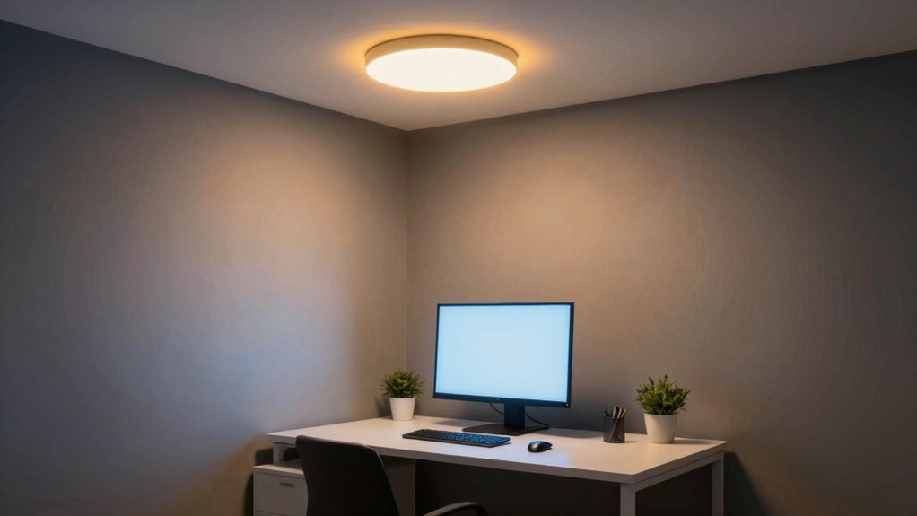 layered adjustable office lighting