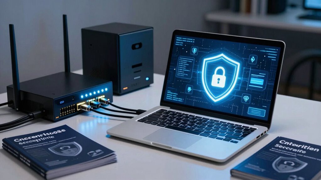 layered network security measures