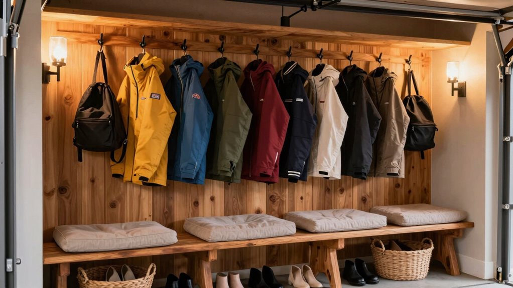 lighting hooks seating organization