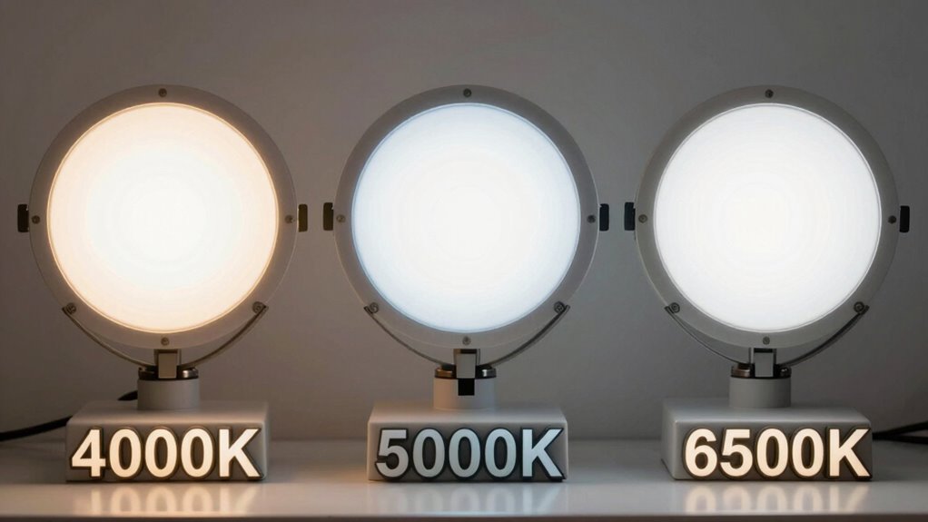 lighting temperature affects color perception