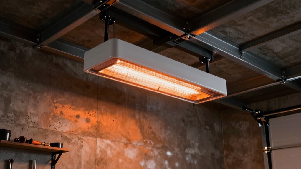 low ceiling garage heater considerations