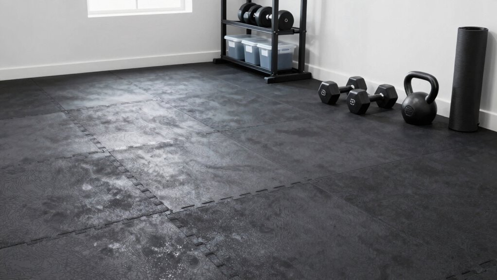 low dust garage flooring options