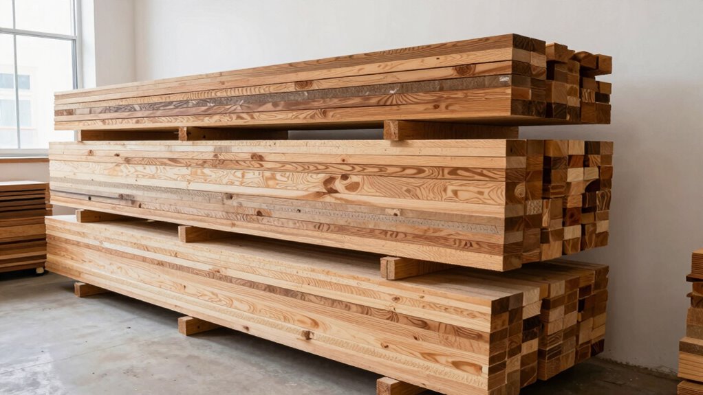 lumber storage space estimation