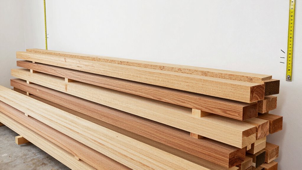 lumber wall space calculation