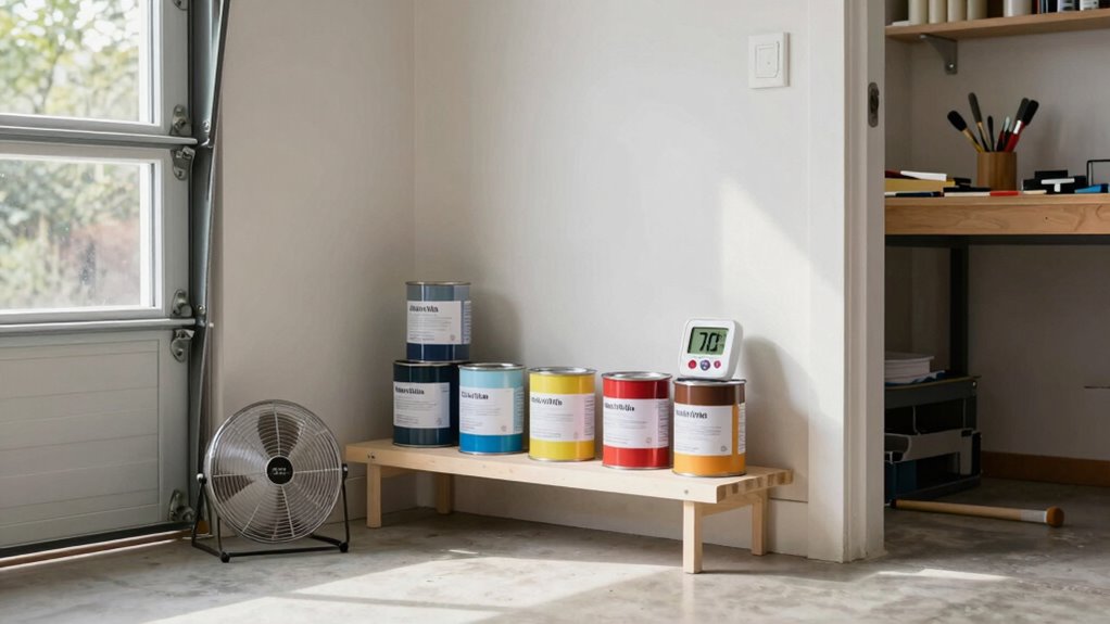 maintain consistent garage temperature