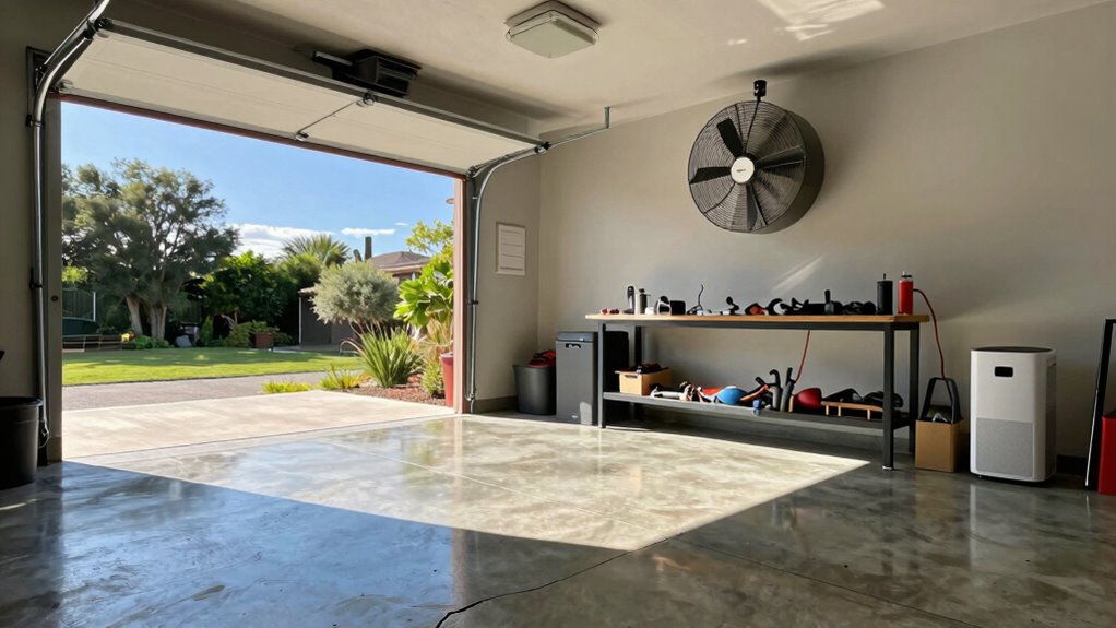 maintain cool garage year round