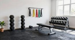 maintain garage gym cleanliness