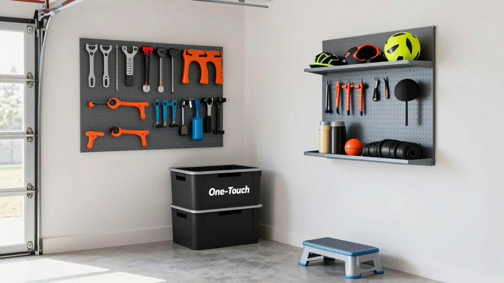 maintain organized garage habits
