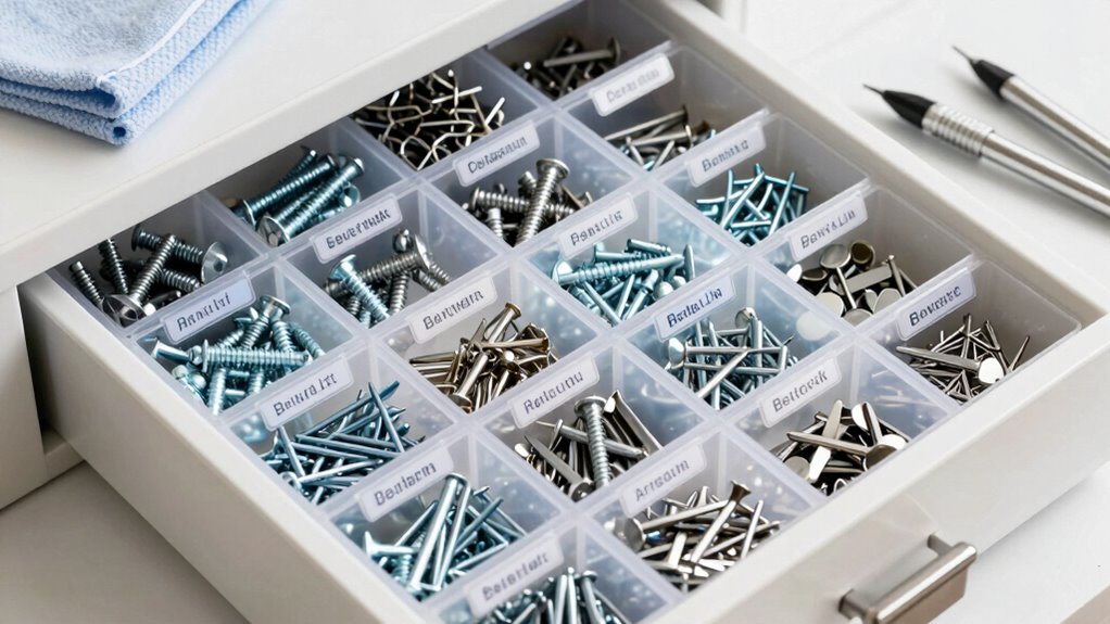 maintain organized storage routines