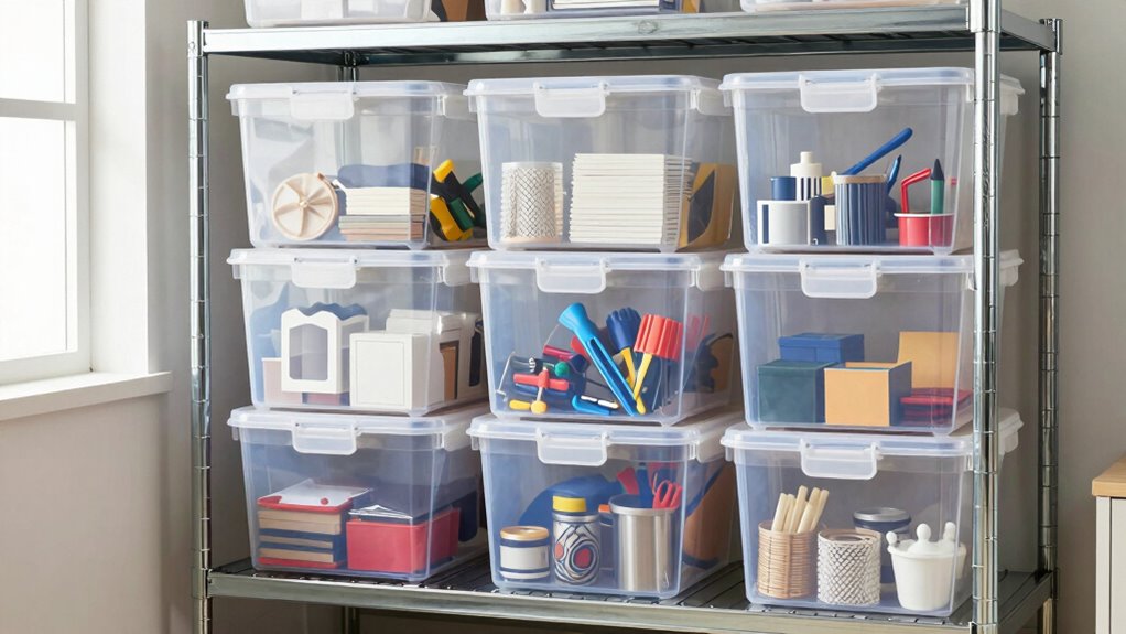 maintain organized storage routines