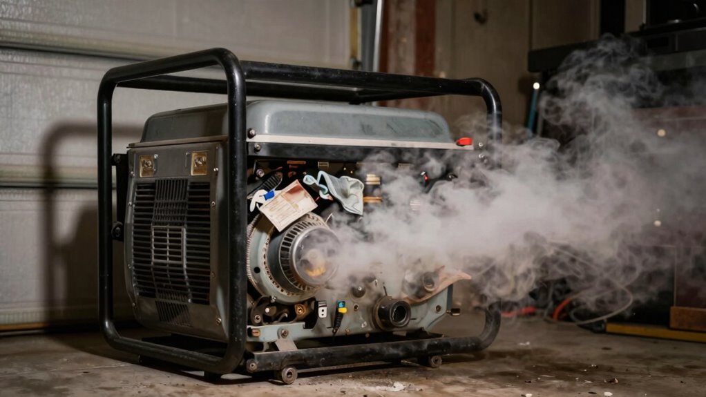 maintain safe generator clearance