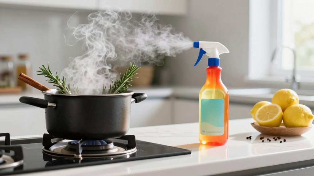 mask cooking odors quickly