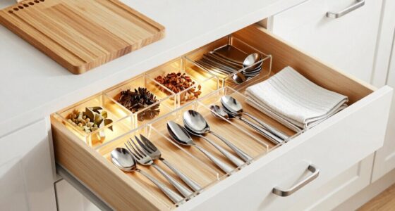 maximize drawer space organization