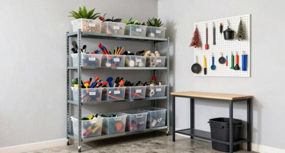maximize garage corner storage