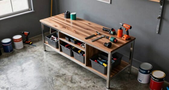 maximize garage workspace efficiency