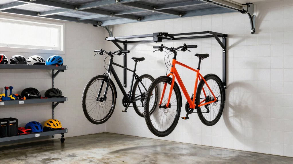 maximize vertical bike storage