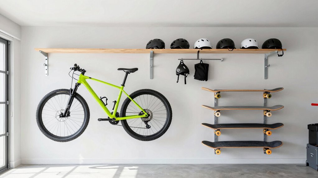 maximize vertical bike storage
